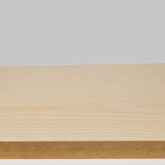 Crown Cut Ash Veneered MDF A/B 8'X4' (2440x1220) (Various Thicknesses Available)