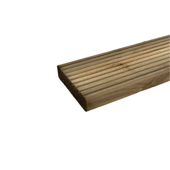 Swedish Treated Decking EX 32mm x 125mm, 3.6m Length