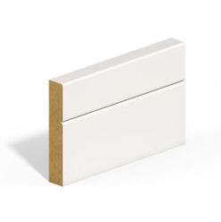 MDF Pencil Round & V-Groove Burford Type Skirting 14.5mm x 94mm x 4.2m