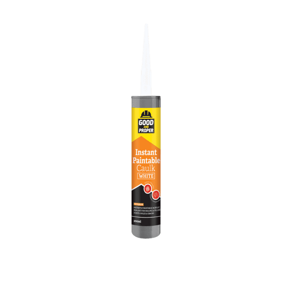 Good & Proper Instant Paintable Caulk White 300ml