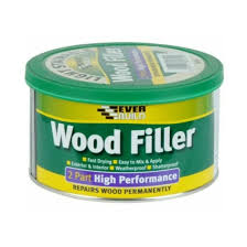 Everbuild 2 Part High Performance Wood Filler Light Stainable 500g