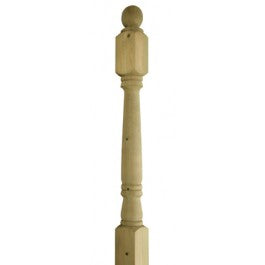 Turned Newel 90mm x 90mm x 1200mm – Cleveland Timber